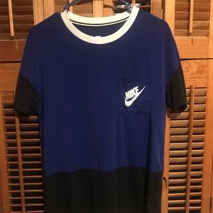 Black and Blue Purple Nike T shirt